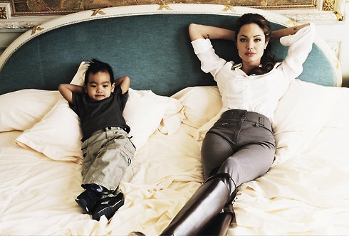 Shot in Cambodia  Angelina Jolie by Annie Leibovitz for Louis Vuitton