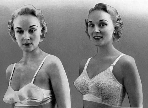 Tightening the corsets. 1940s. : r/TheWayWeWere